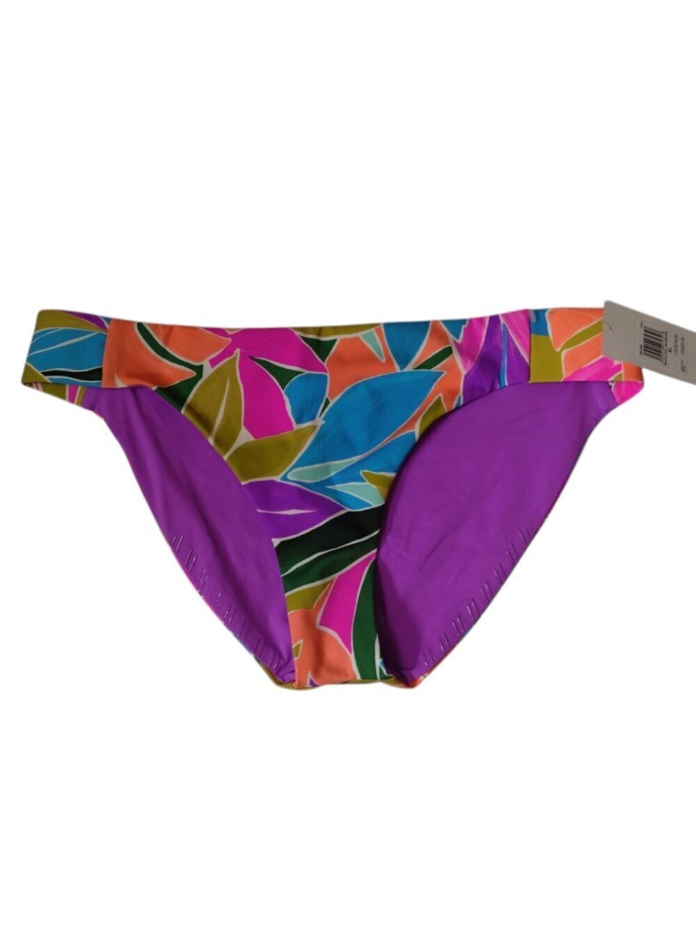 Hurley Max Isla Size XL Floral Print Full Coverage Bikini Bottom Beach Vacation